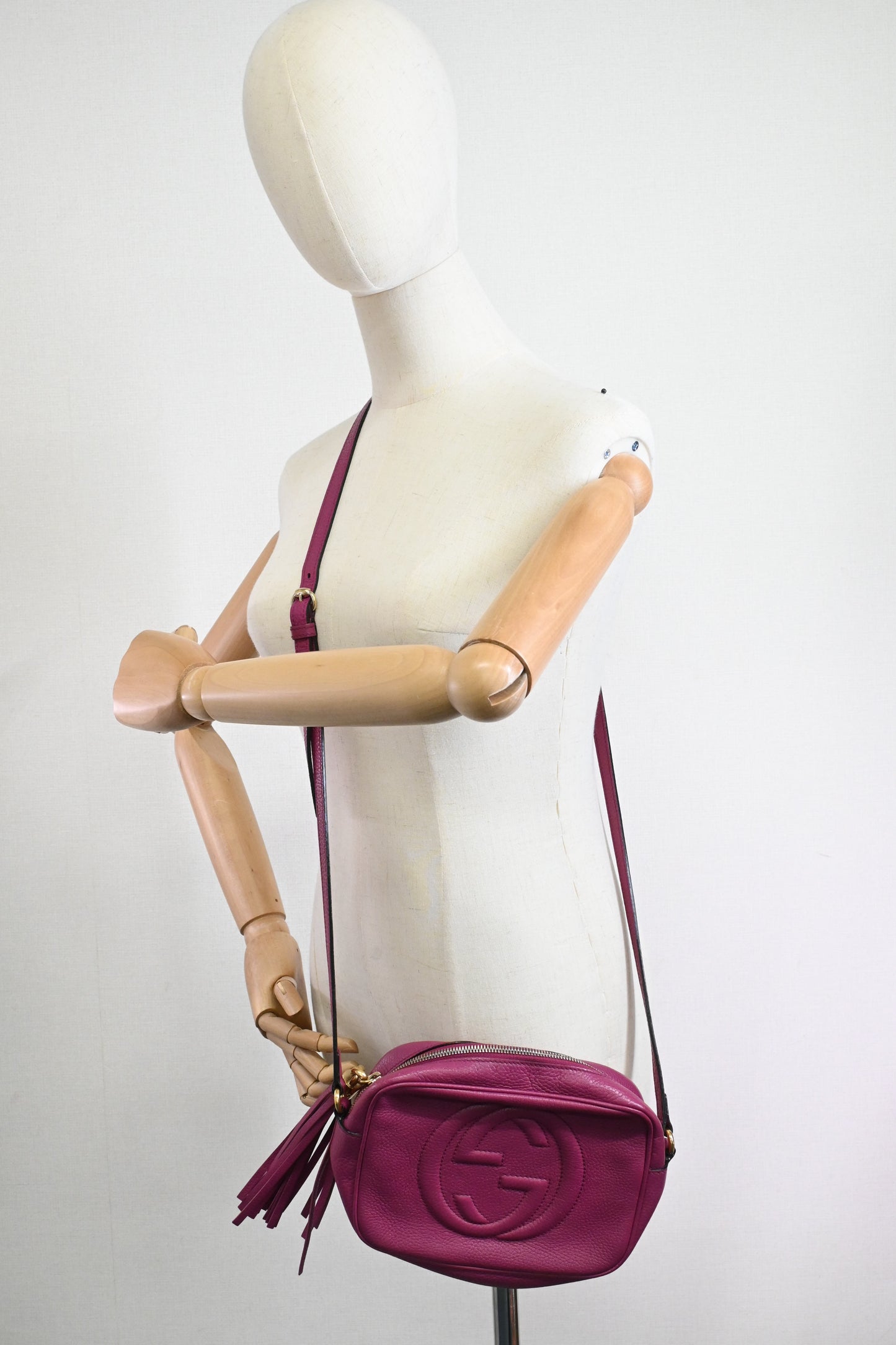 Gucci Soho Disco in Pink Leather