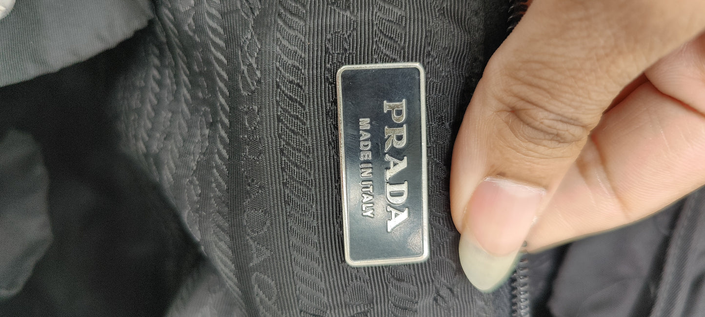 Prada Backpack in Black Nylon