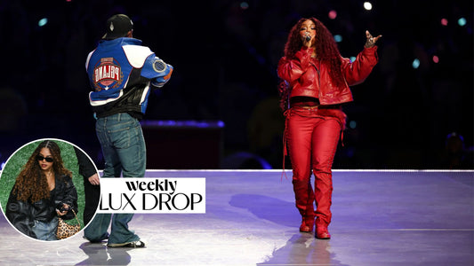 Kendrick and SZA performing at SuperBowl.