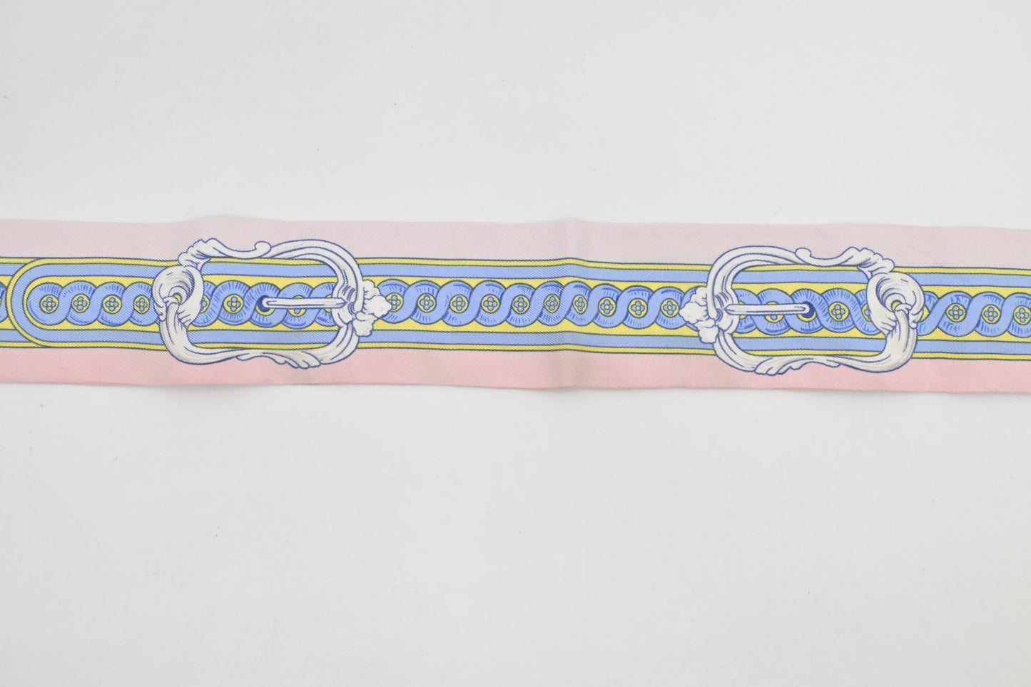 Hermes 'Bride de Cour' Twilly in Pink Silk
