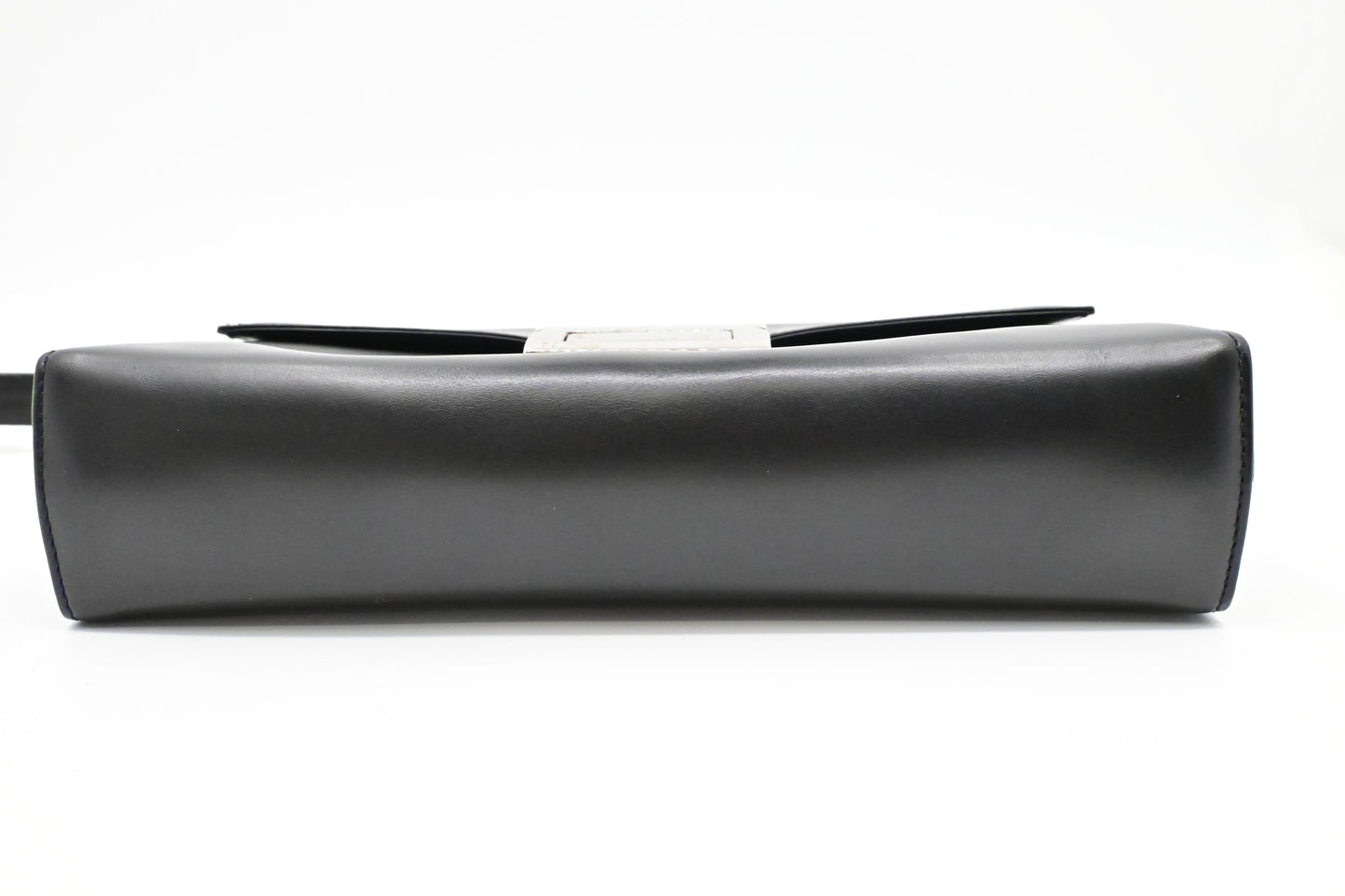 Ferragamo Wristlet in Black Leather