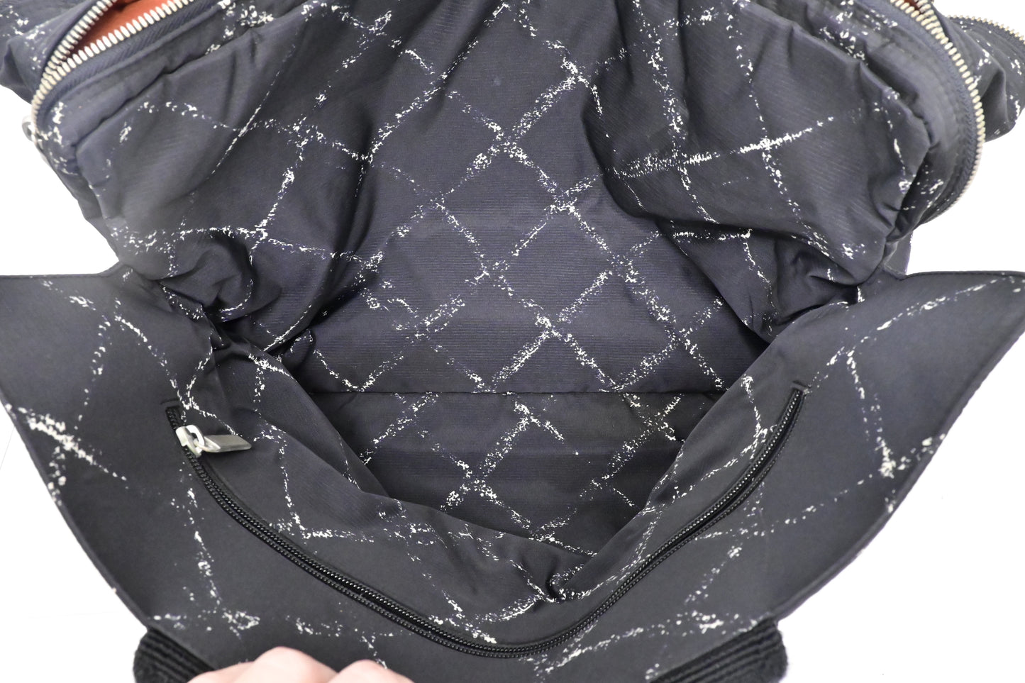 Chanel Travel Line Travel Bag in Black Nylon