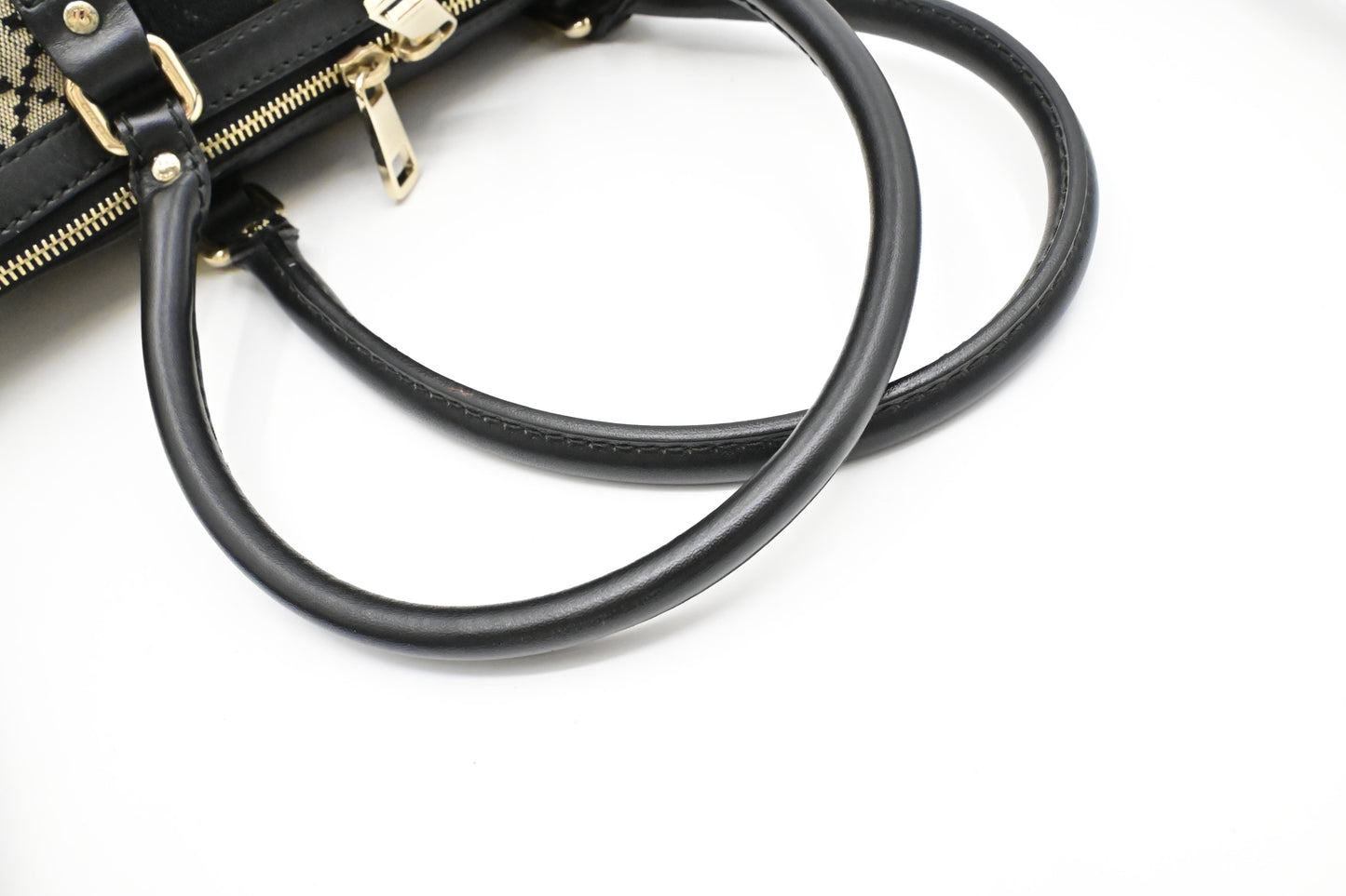 Gucci Boston Bag in Black Diamante Canvas