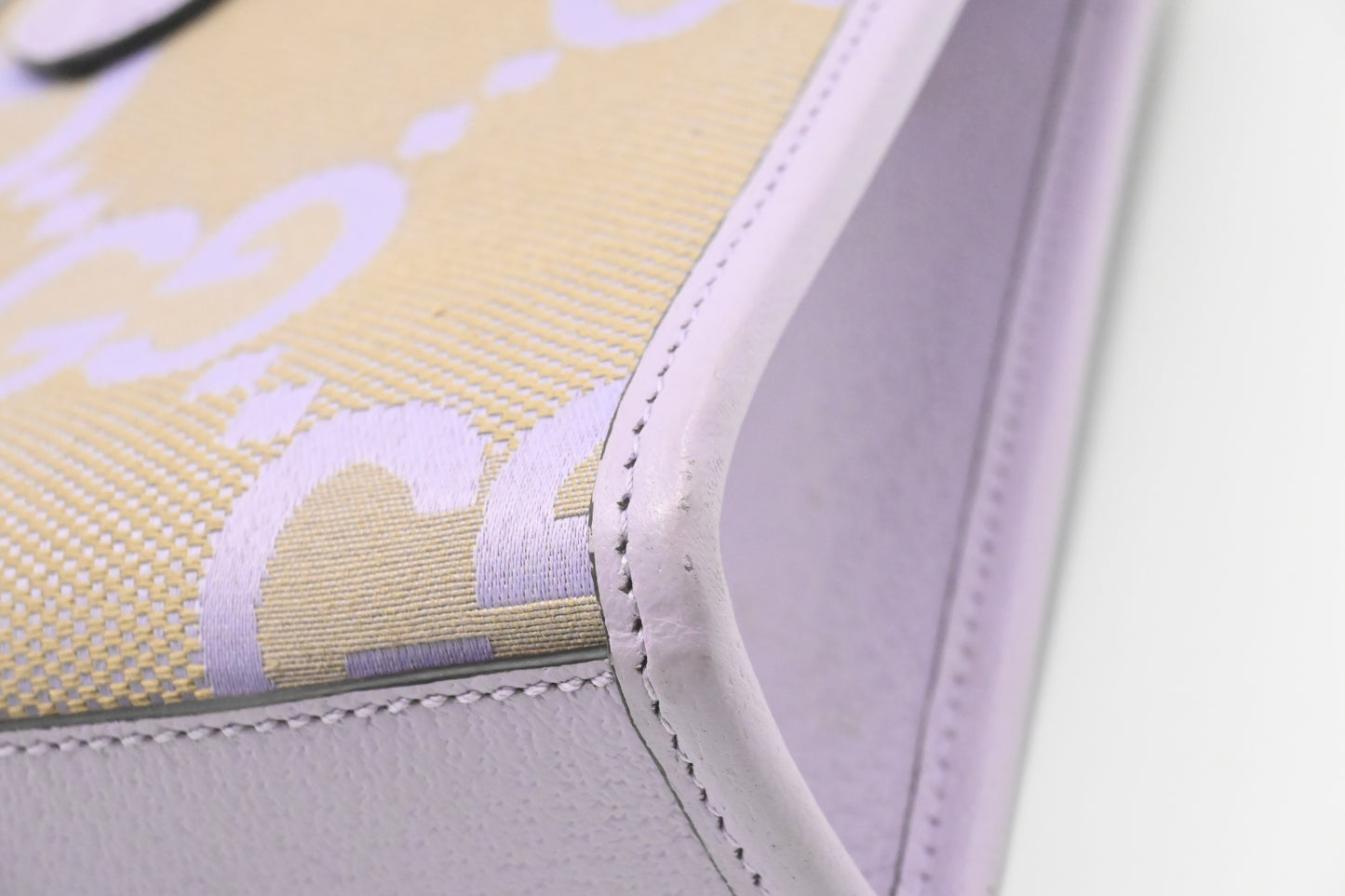 Gucci Mini Jumbo GG Tote in Lavender Leather