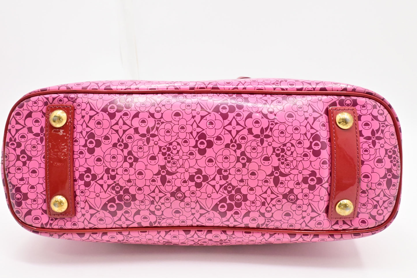 Louis Vuitton x Takashi Murakami Cosmic Blossom Tote in Pink Vinyl
