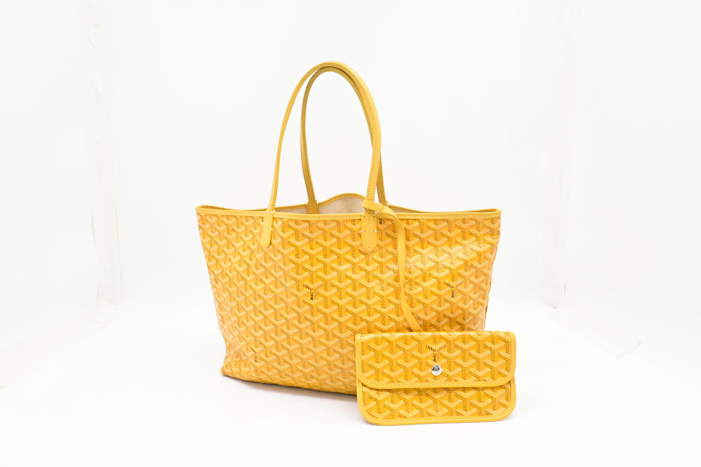 Goyard Saint Louis PM in Yellow Goyardine Canvas