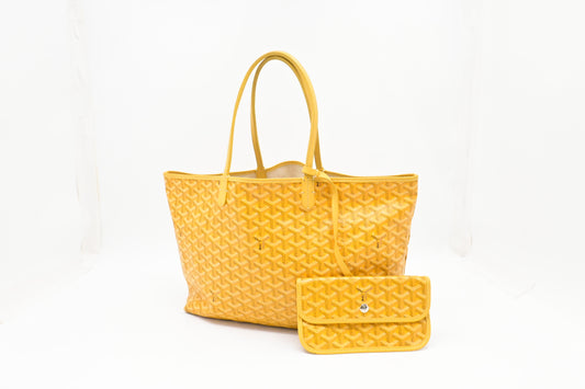 Goyard Saint Louis PM in Yellow Goyardine Canvas