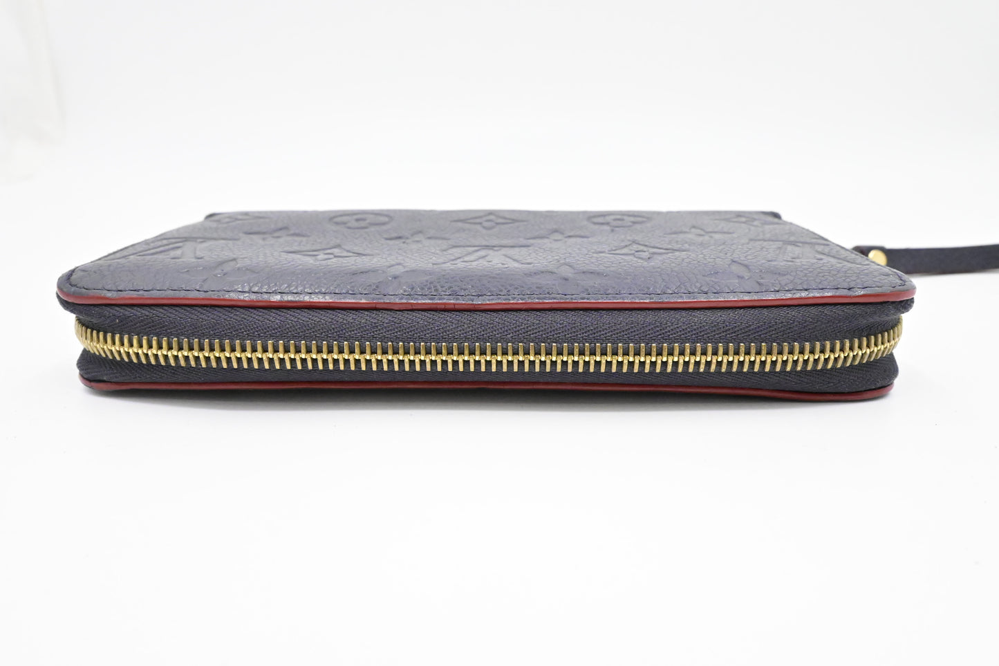 Louis Vuitton Zippy Long Wallet in Marine Rouge Empreinte Leather