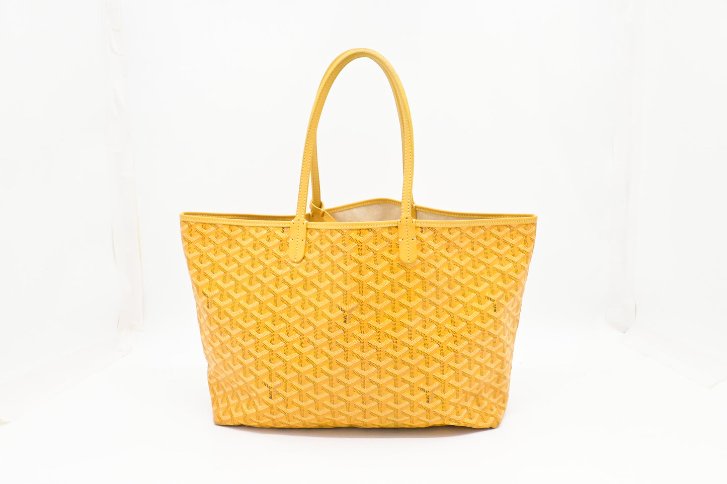 Goyard Saint Louis PM in Yellow Goyardine Canvas
