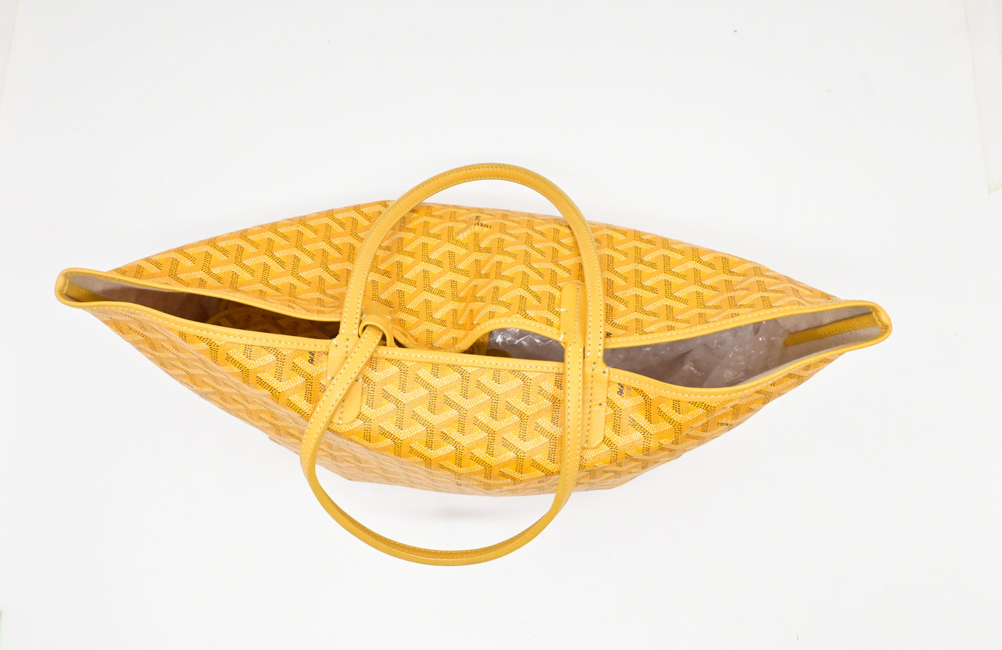 Goyard Saint Louis PM in Yellow Goyardine Canvas