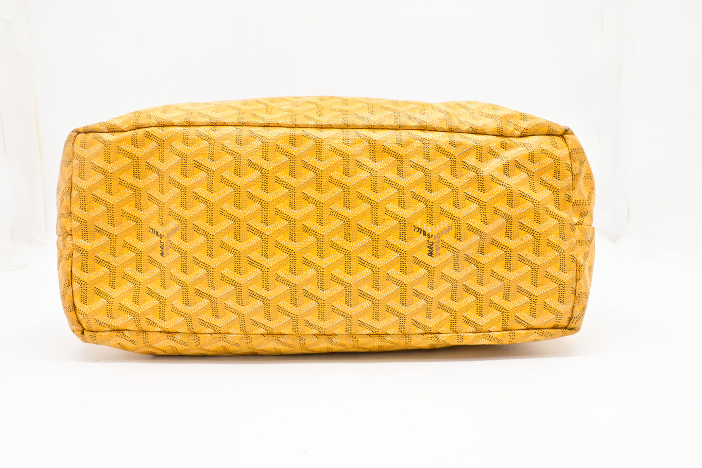 Goyard Saint Louis PM in Yellow Goyardine Canvas