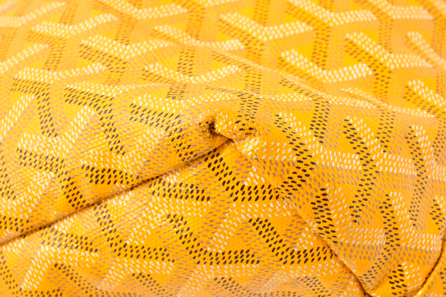 Goyard Saint Louis PM in Yellow Goyardine Canvas