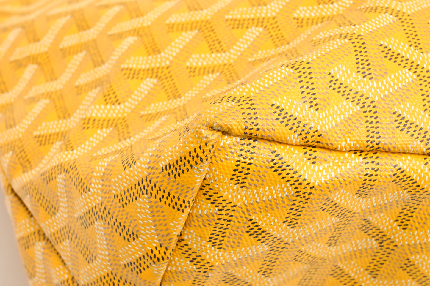 Goyard Saint Louis PM in Yellow Goyardine Canvas