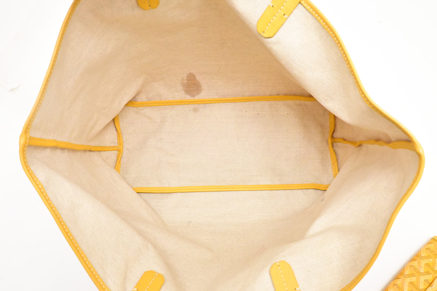 Goyard Saint Louis PM in Yellow Goyardine Canvas