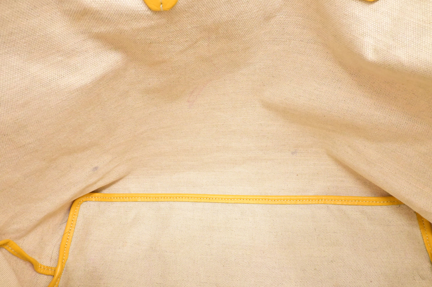 Goyard Saint Louis PM in Yellow Goyardine Canvas