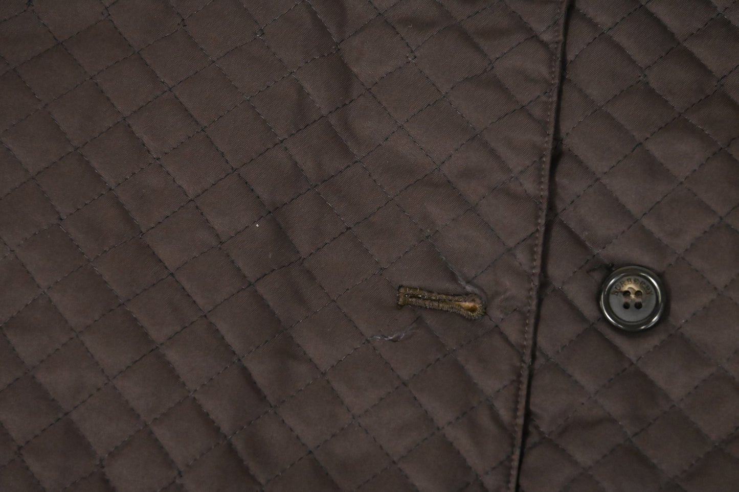 Burberry Jacket in Brown Quilted Nylon