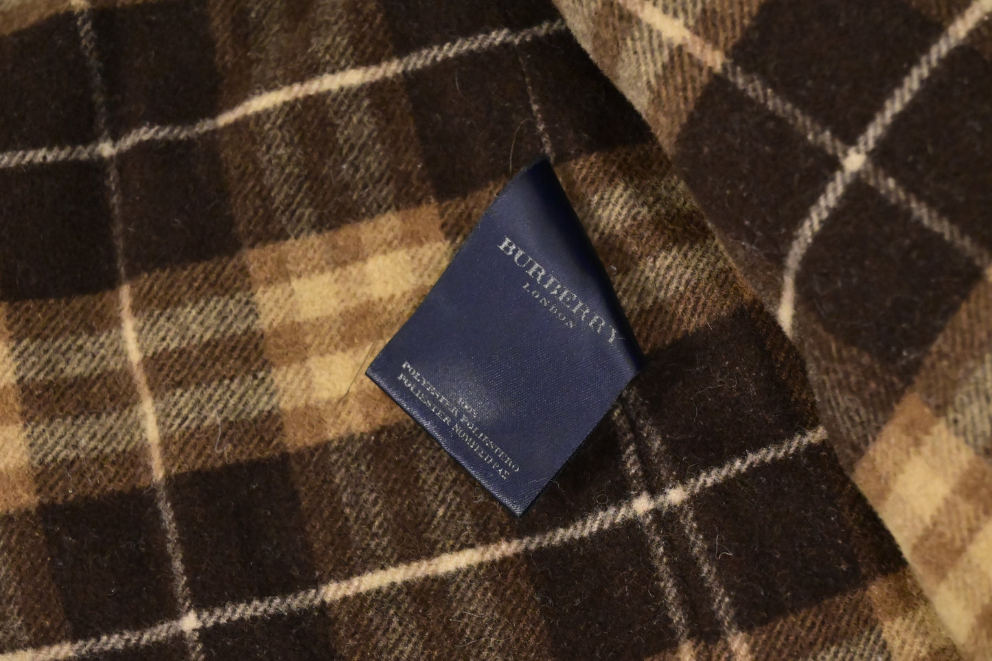 Burberry Jacket in Brown Quilted Nylon