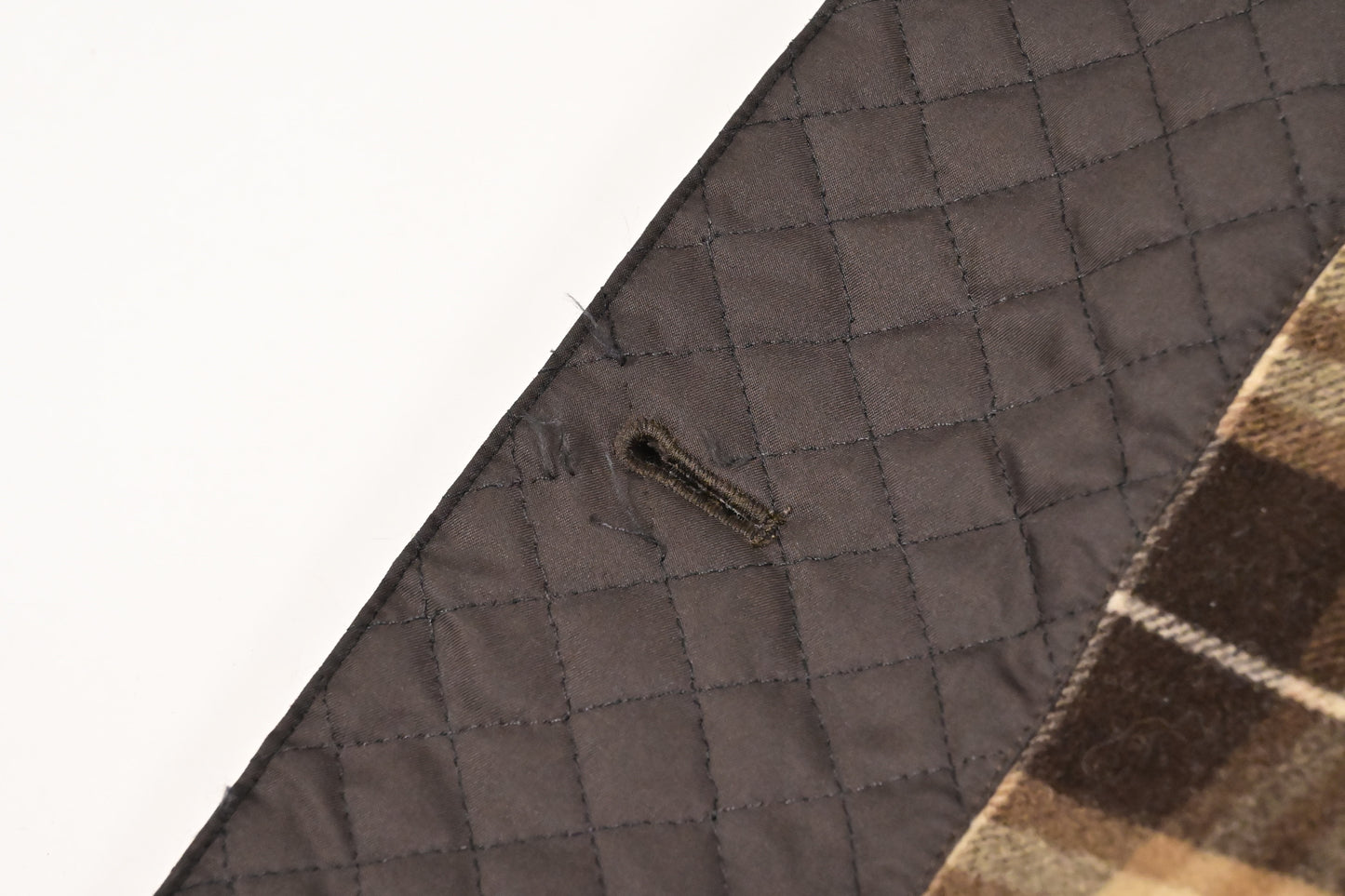 Burberry Jacket in Brown Quilted Nylon