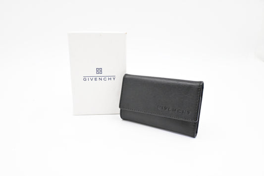 Givenchy 6 Key Case in Black Leather