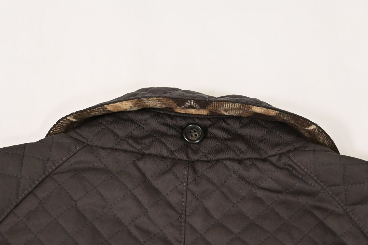 Burberry Jacket in Brown Quilted Nylon