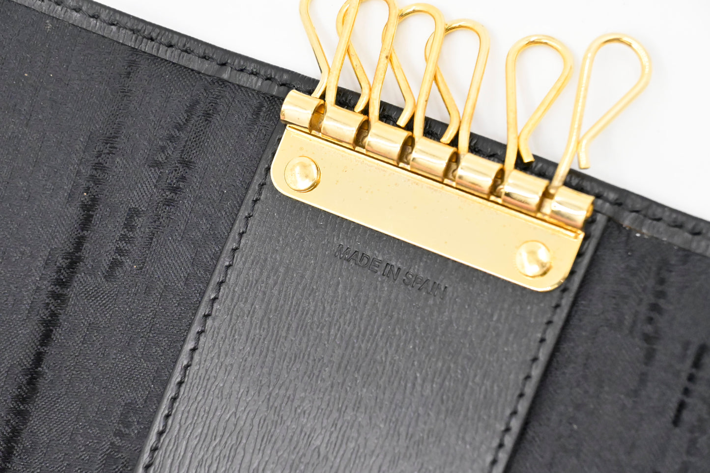 Givenchy 6 Key Case in Black Leather