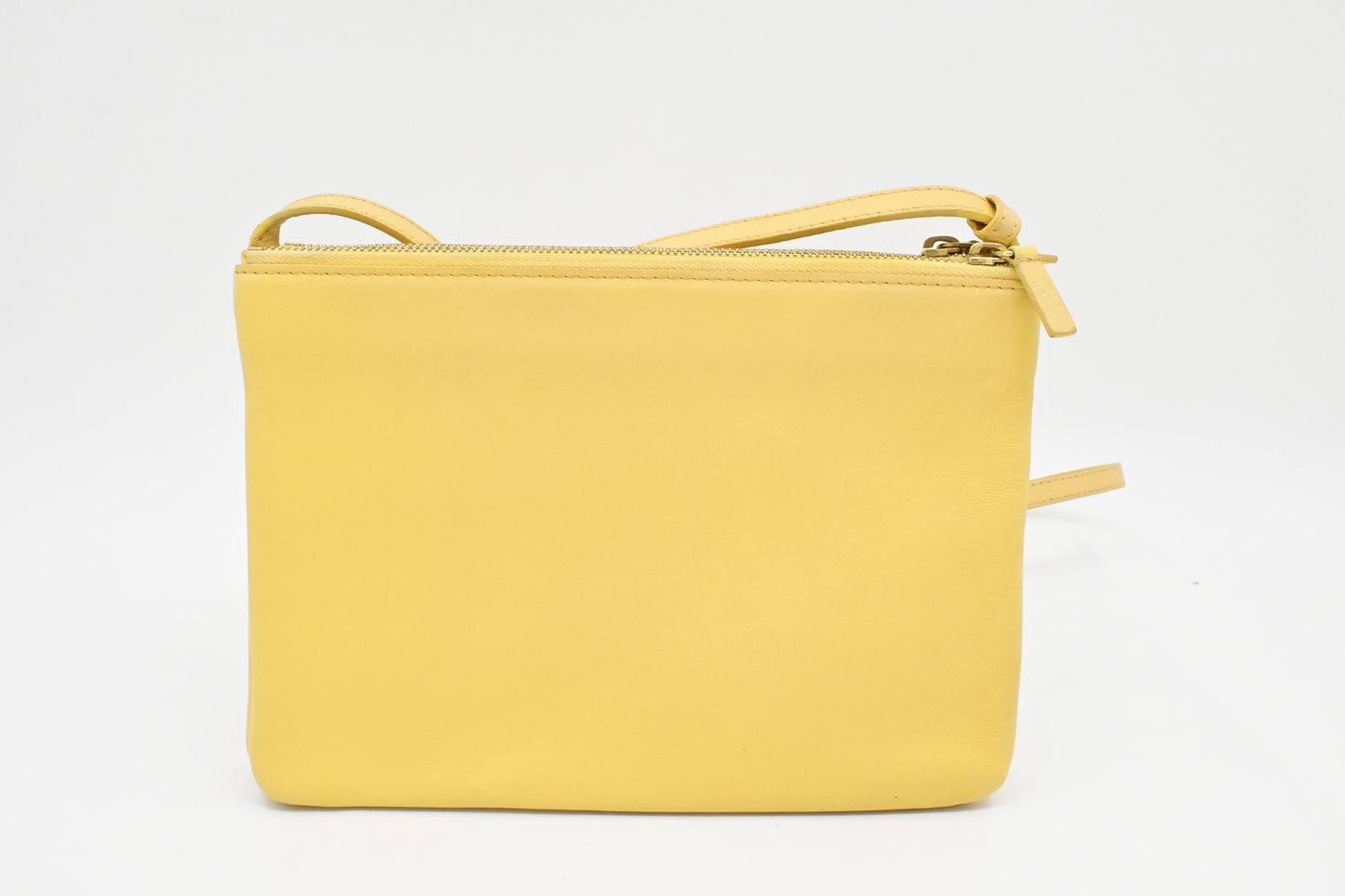 Celine Crossbody in Pale Yellow Leather