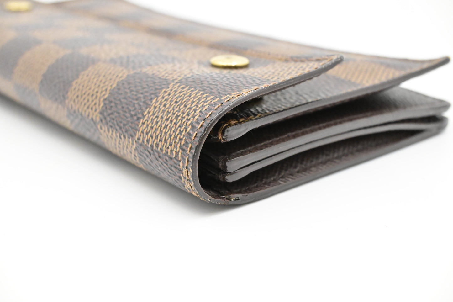 Louis Vuitton Accordion Wallet in Damier Ebene Canvas