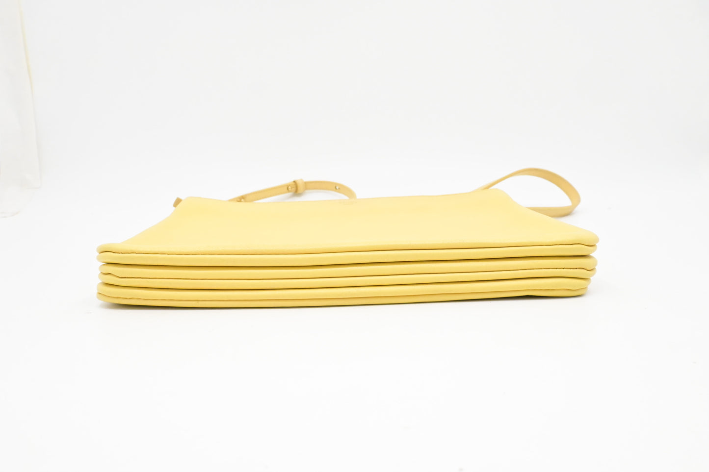 Celine Crossbody in Pale Yellow Leather