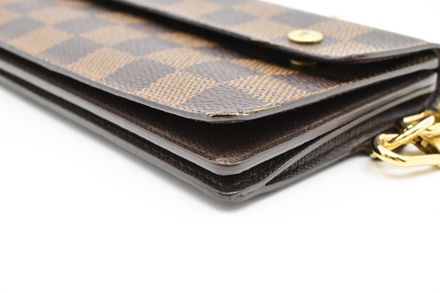 Louis Vuitton Accordion Wallet in Damier Ebene Canvas