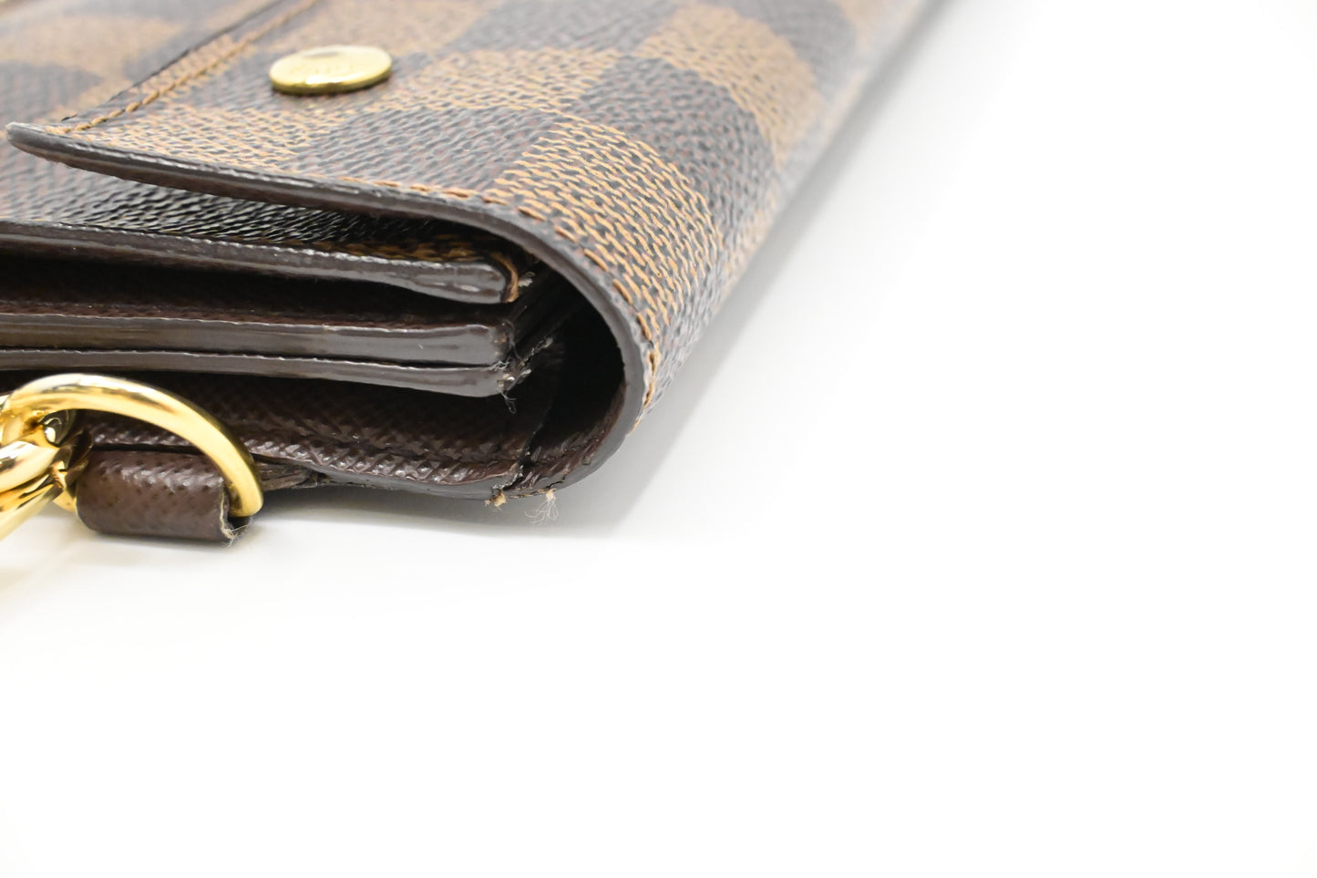 Louis Vuitton Accordion Wallet in Damier Ebene Canvas