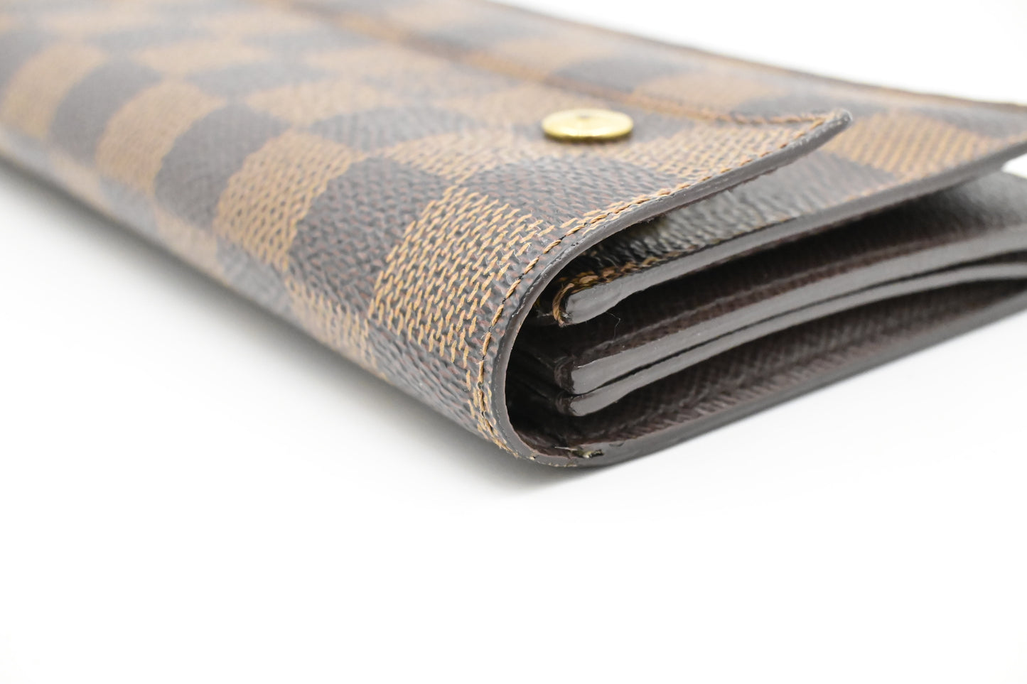 Louis Vuitton Accordion Wallet in Damier Ebene Canvas