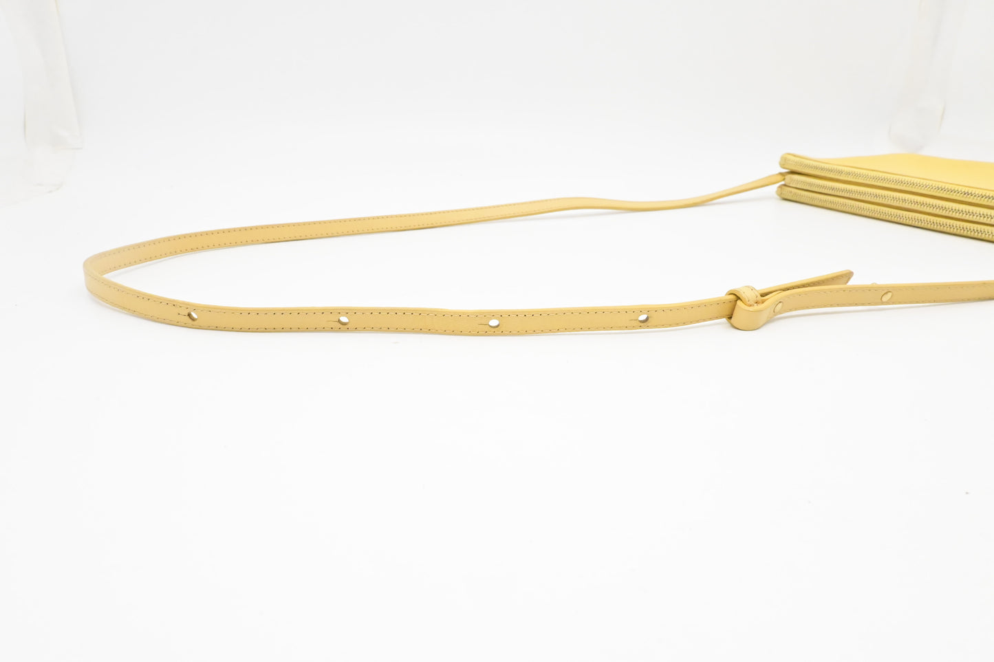 Celine Crossbody in Pale Yellow Leather