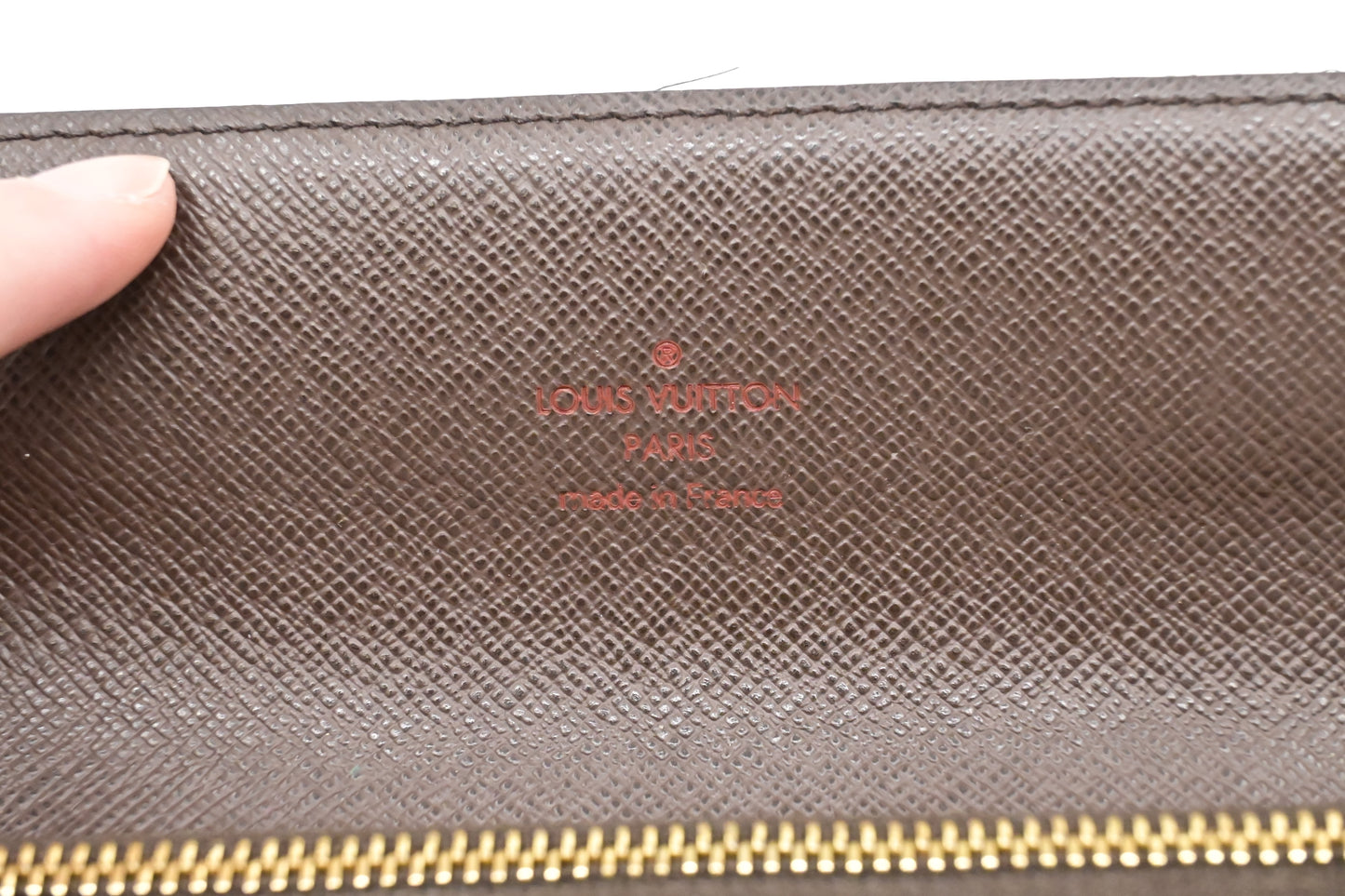 Louis Vuitton Accordion Wallet in Damier Ebene Canvas