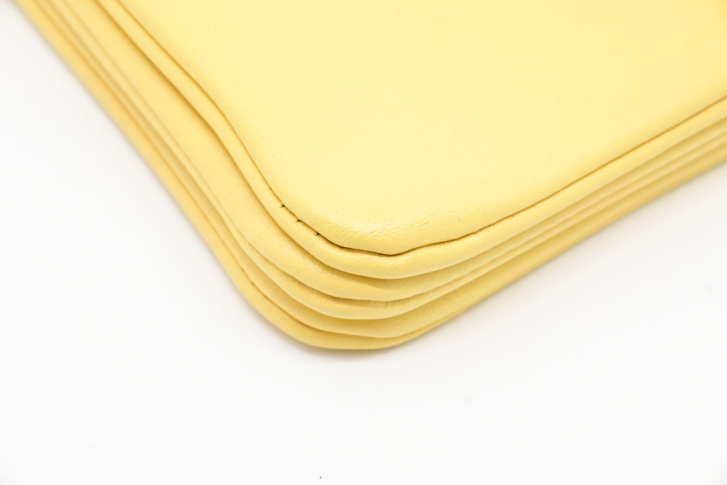 Celine Crossbody in Pale Yellow Leather