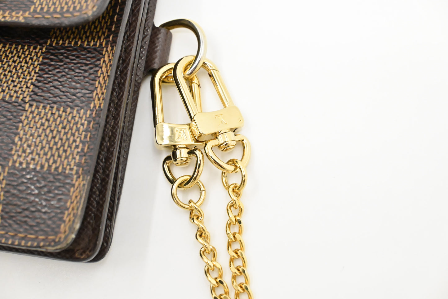 Louis Vuitton Accordion Wallet in Damier Ebene Canvas