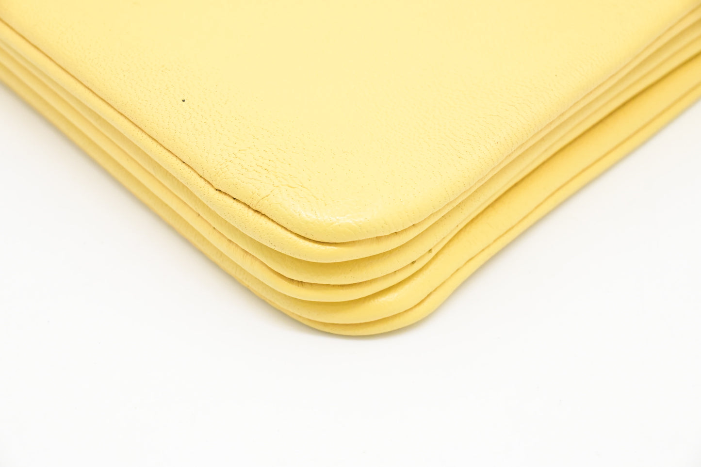 Celine Crossbody in Pale Yellow Leather