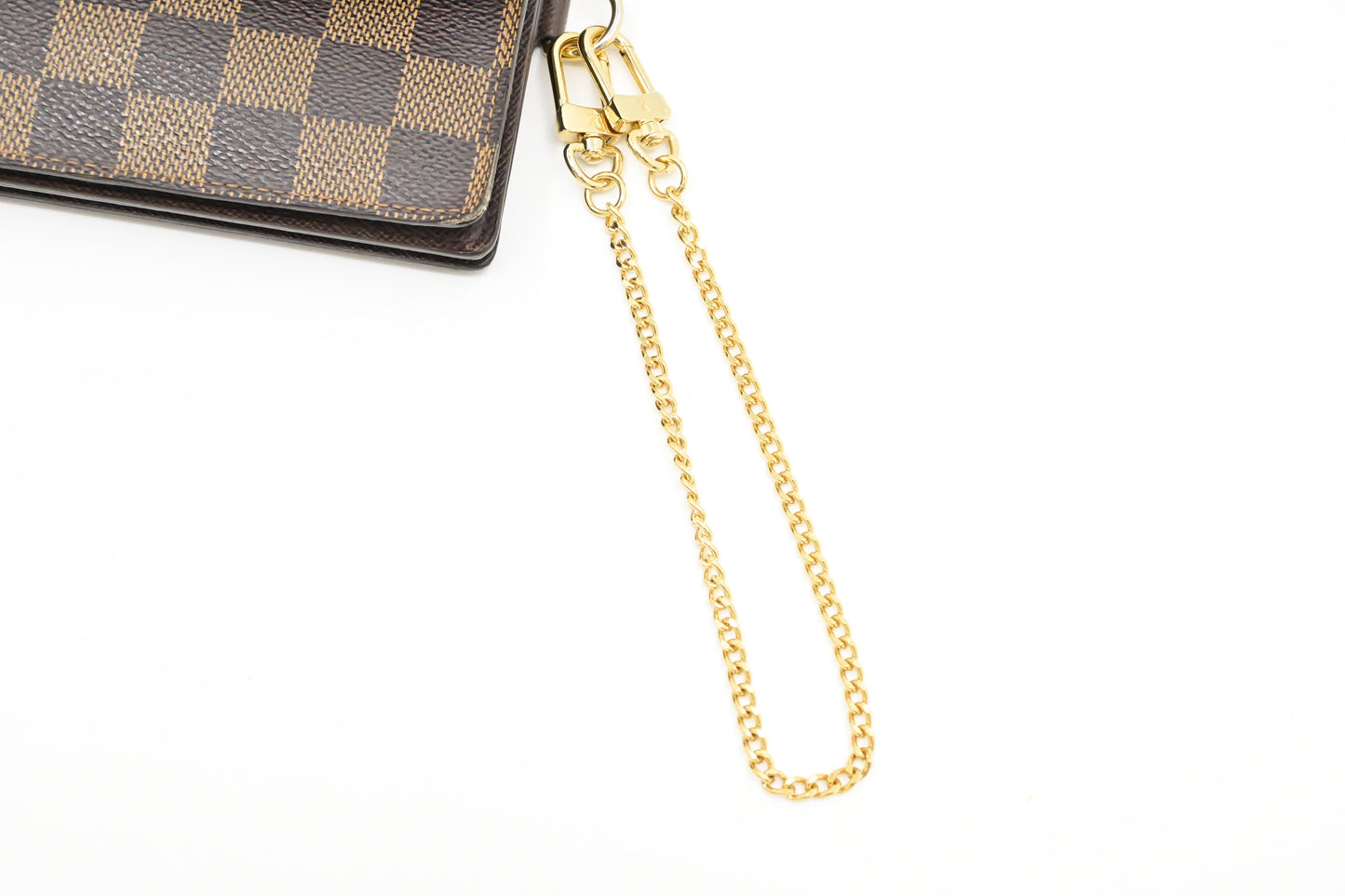 Louis Vuitton Accordion Wallet in Damier Ebene Canvas