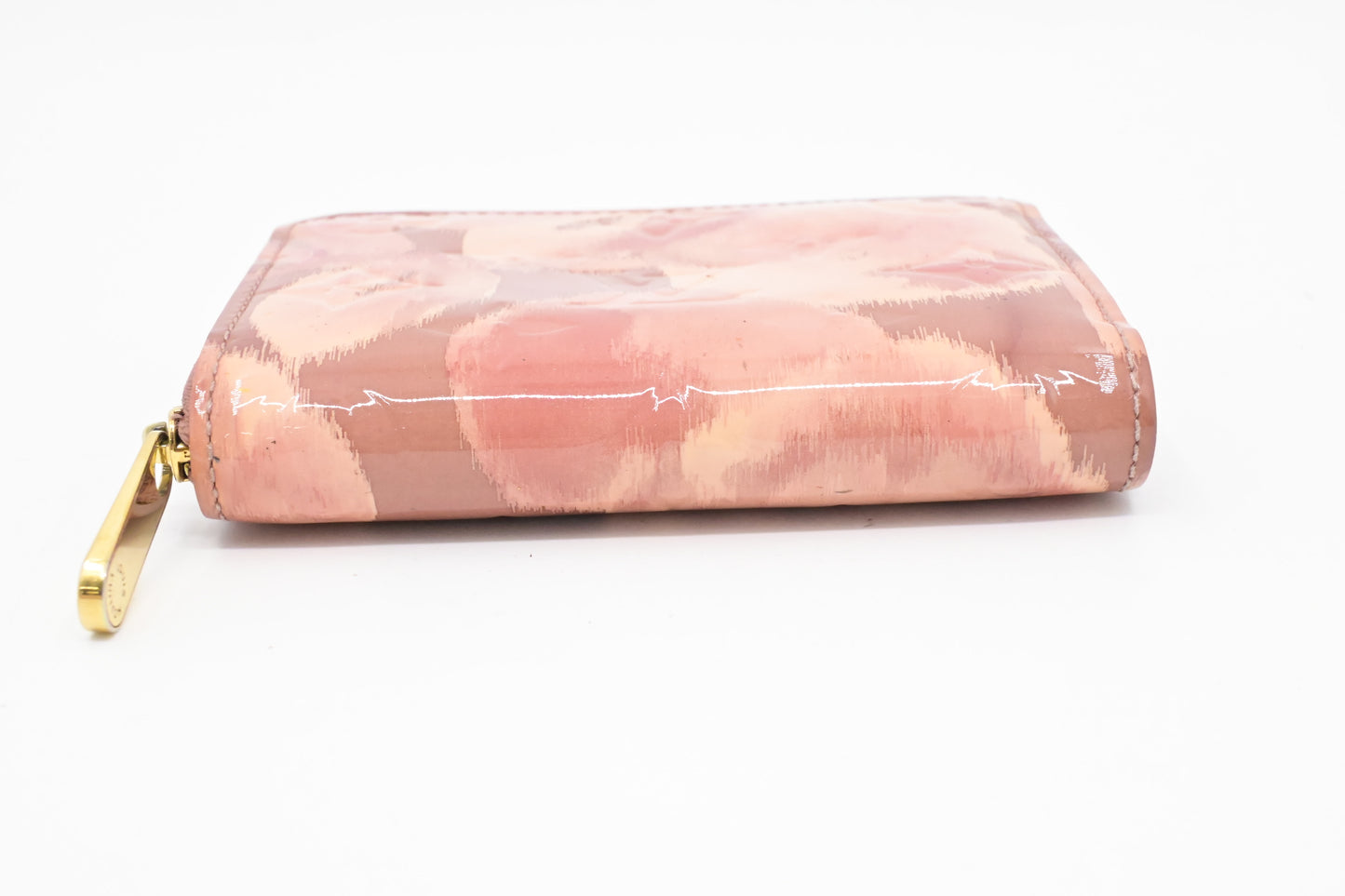 Louis Vuitton Compact Zippy Wallet in Ikat Bloom Pink Vernis Leather