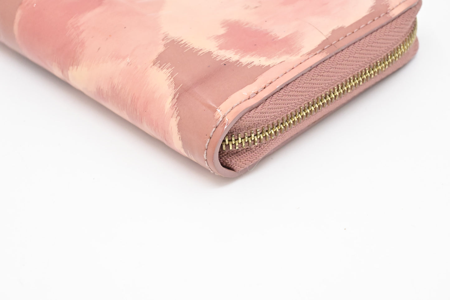 Louis Vuitton Compact Zippy Wallet in Ikat Bloom Pink Vernis Leather