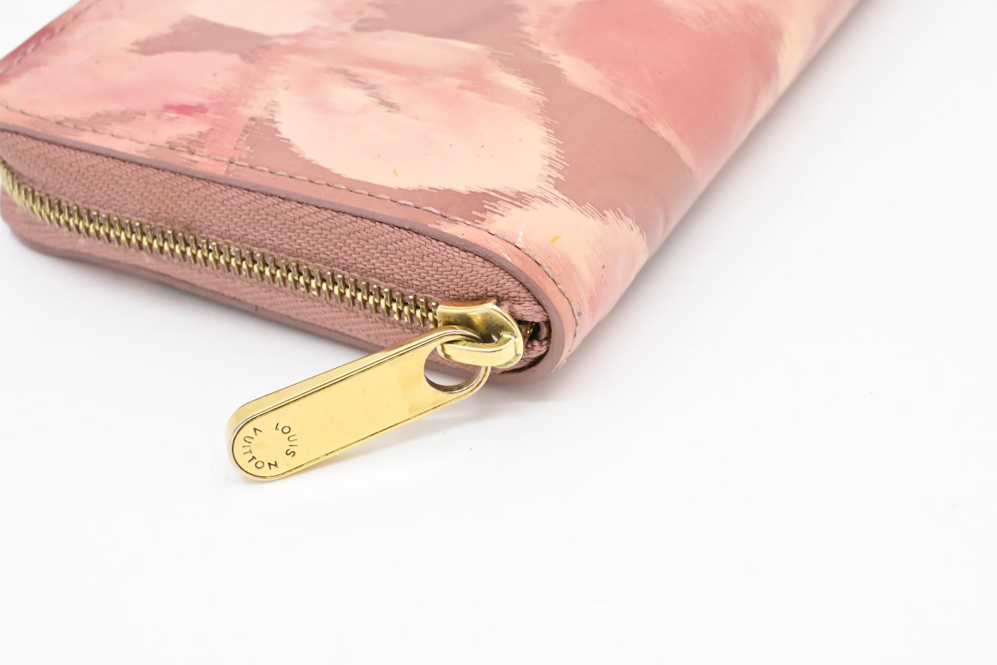Louis Vuitton Compact Zippy Wallet in Ikat Bloom Pink Vernis Leather