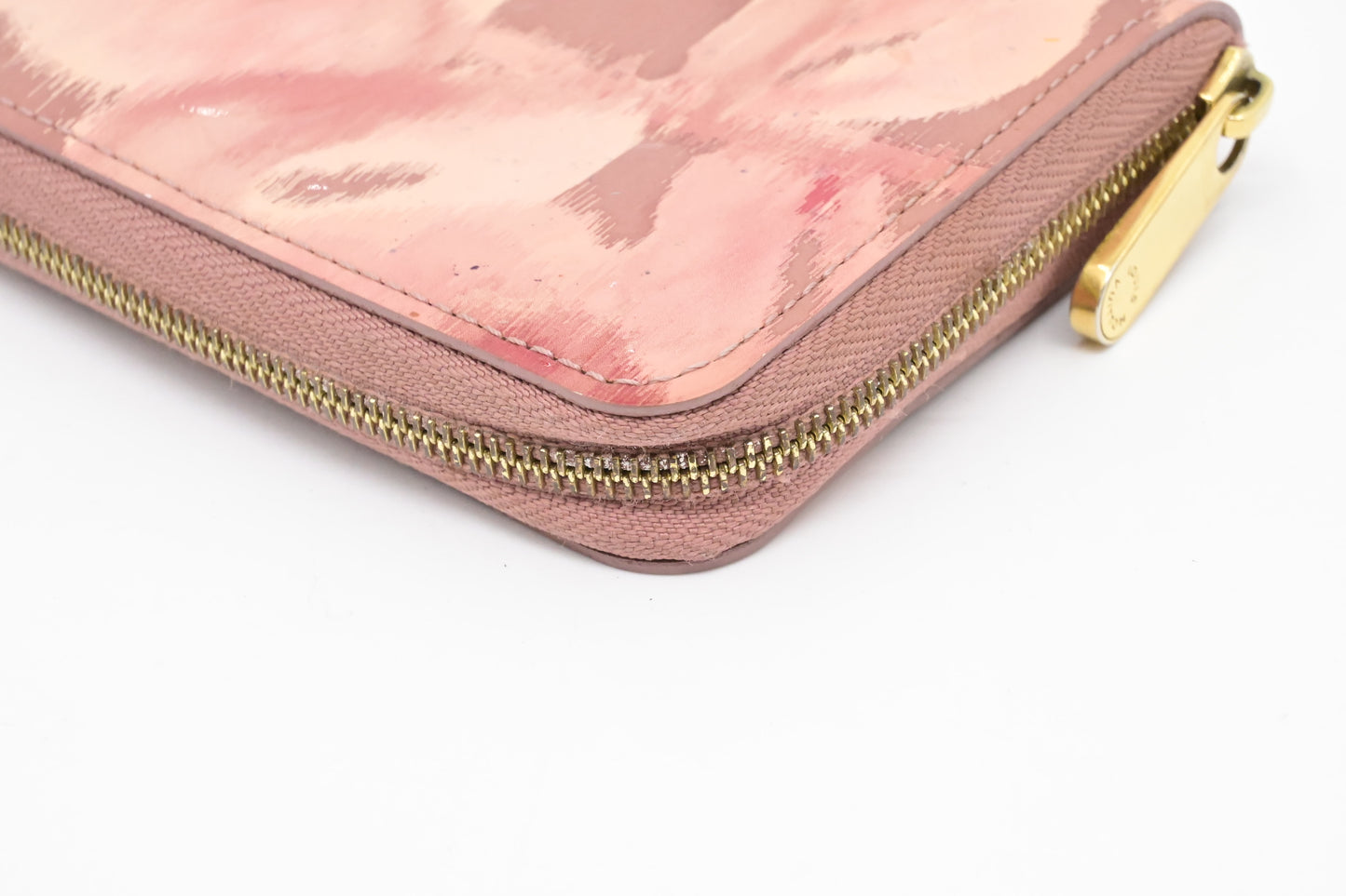 Louis Vuitton Compact Zippy Wallet in Ikat Bloom Pink Vernis Leather