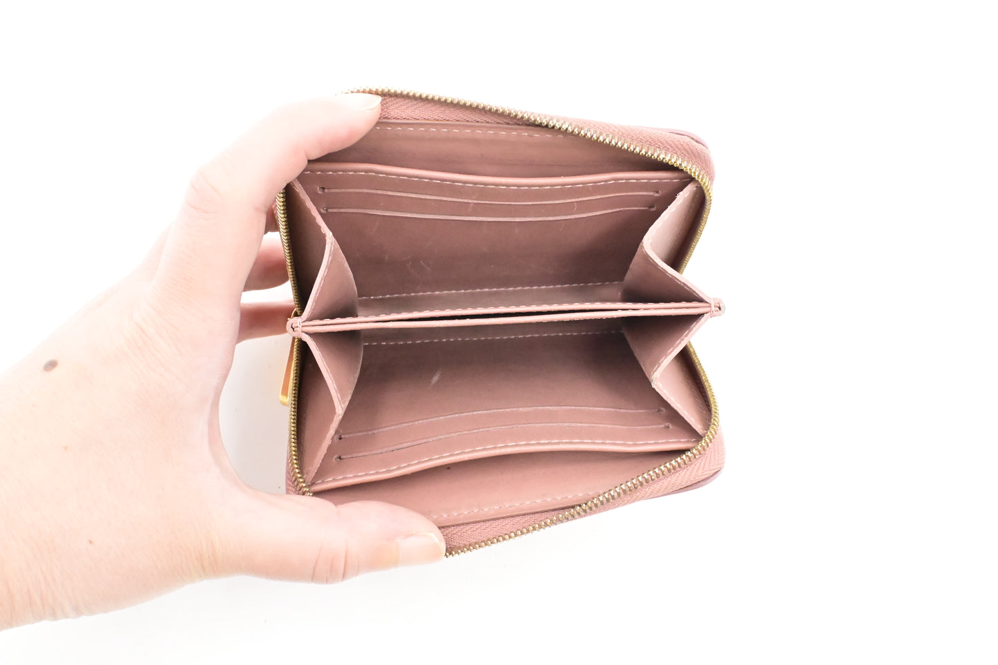 Louis Vuitton Compact Zippy Wallet in Ikat Bloom Pink Vernis Leather