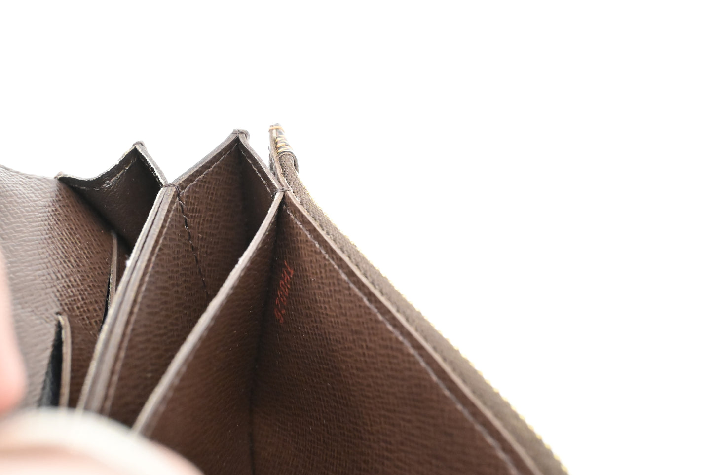 Louis Vuitton Accordion Wallet in Damier Ebene Canvas