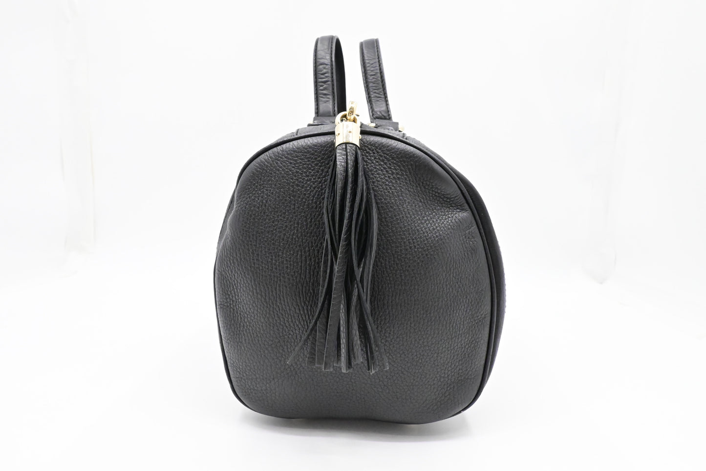 Gucci Soho Boston Bag in Black Leather