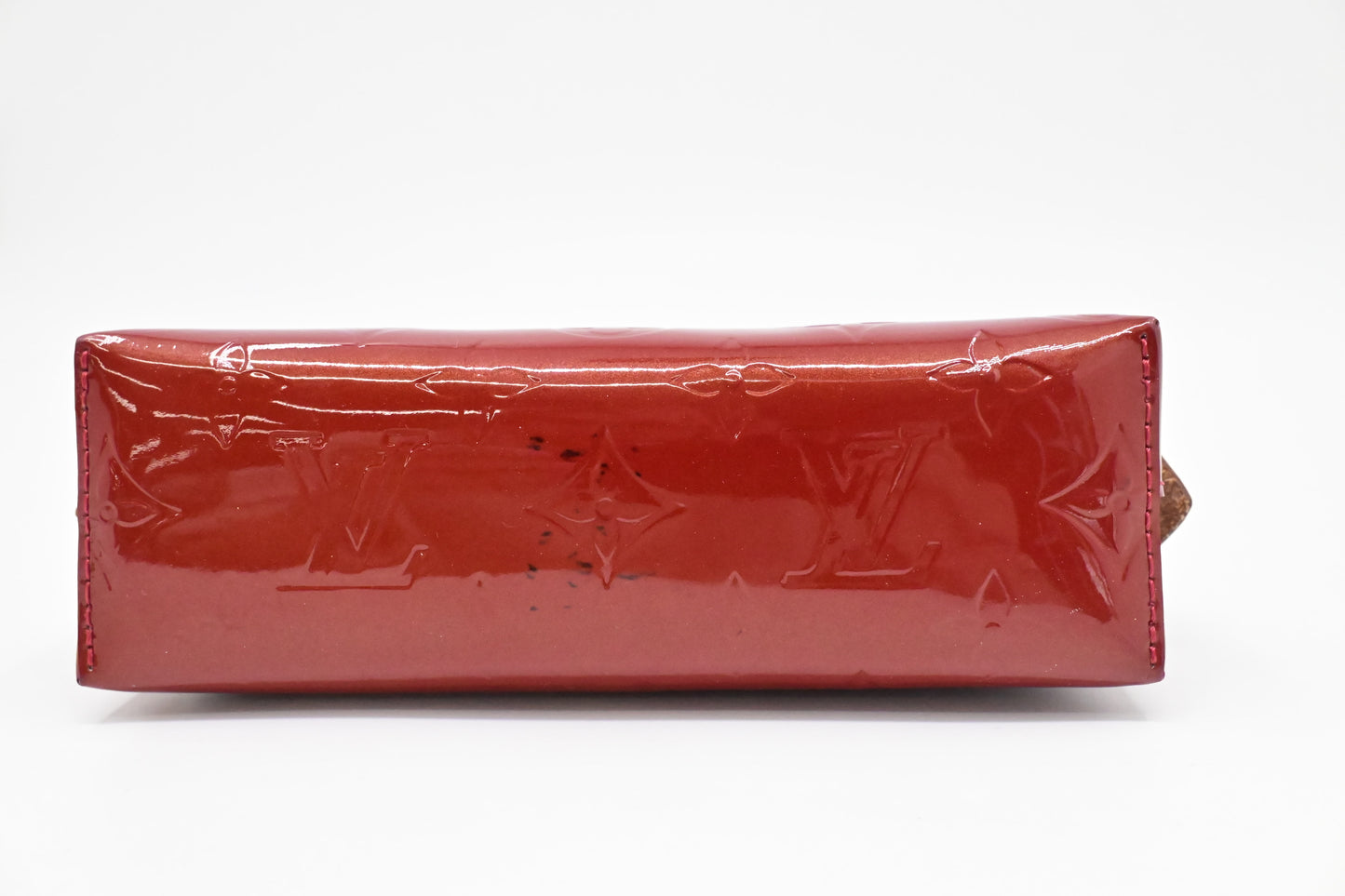 Louis Vuitton Pochette Cosmetique in Red Vernis Leather