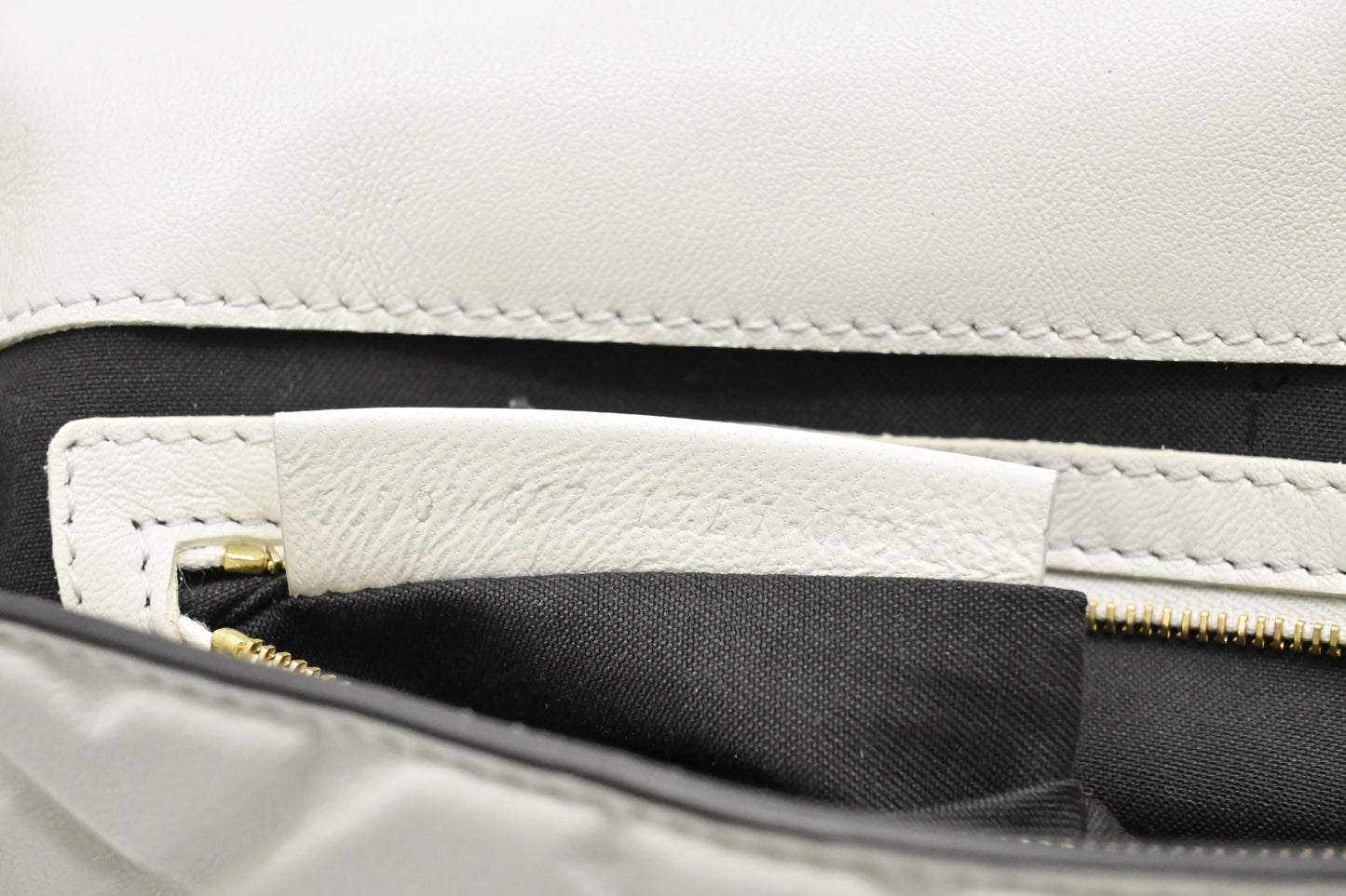 Fendi Baguette in White Nappa Leather