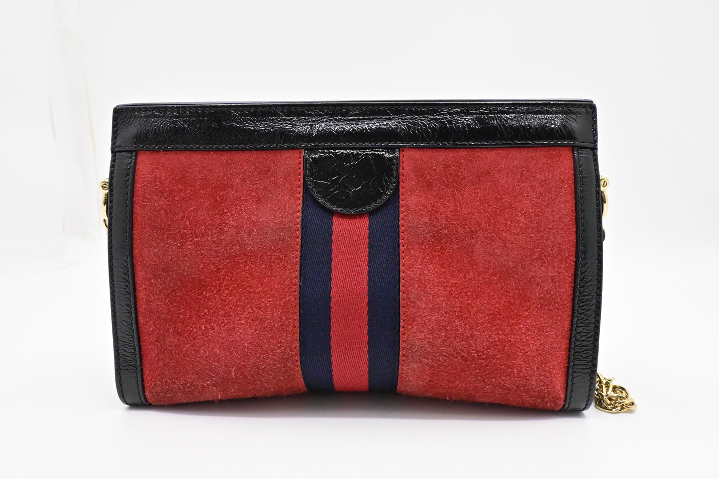 Gucci Ophidia Crossbody in Red Suede