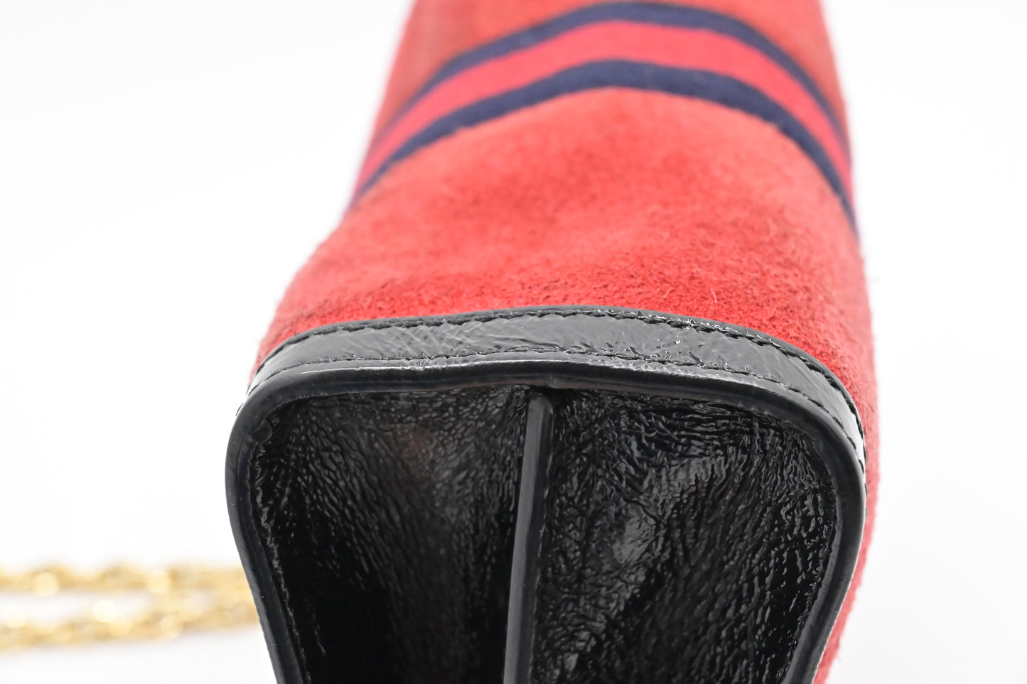 Gucci Ophidia Crossbody in Red Suede