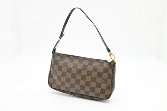 Louis Vuitton Pochette Accessoires in Damier Ebene Canvas
