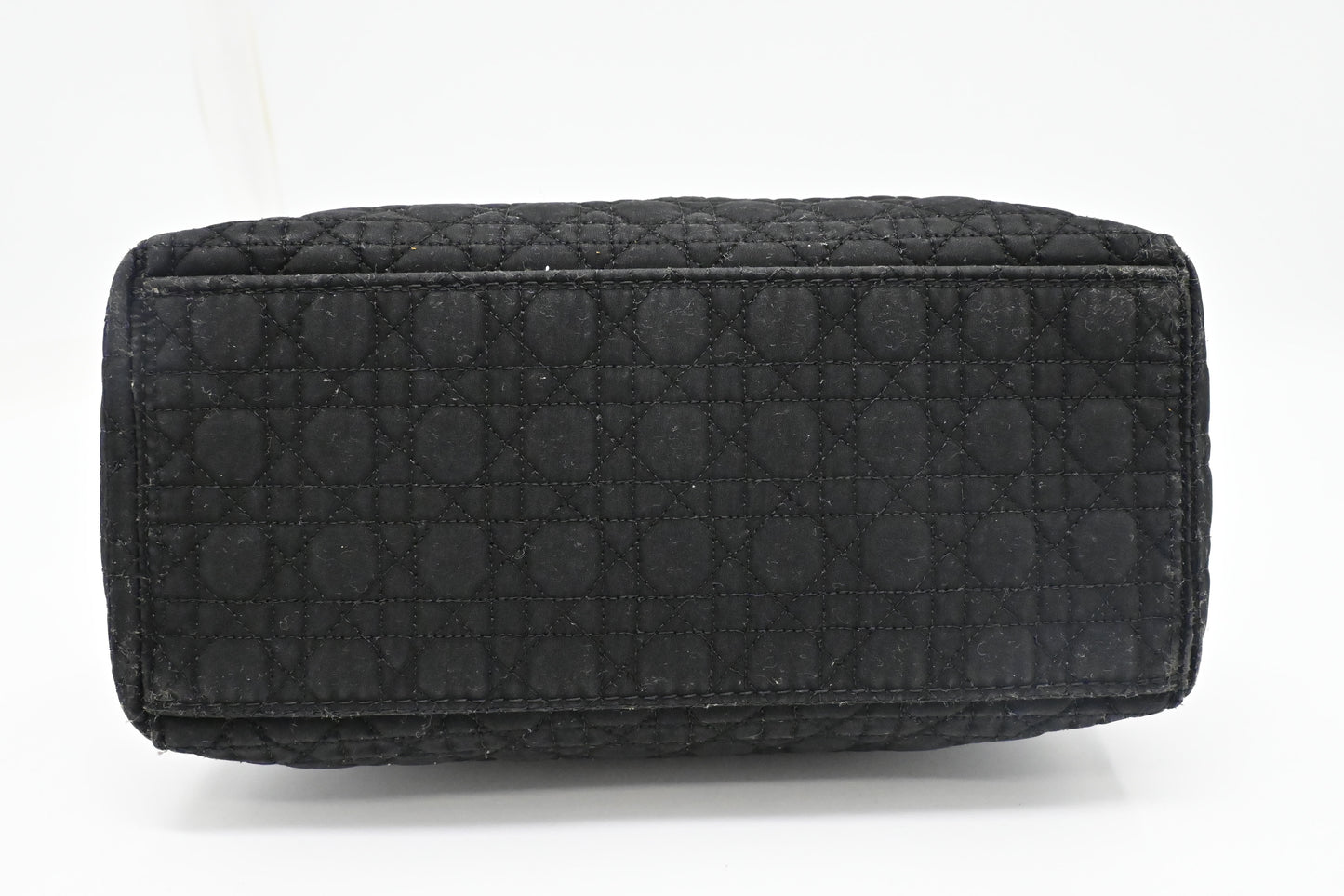 Dior Small Lady Dior in Black Nylon Canvas